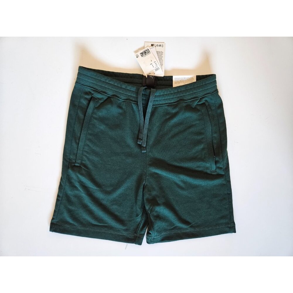 NWT H&M Men’s Green Sweat Shorts S Regular Fit Drawstring Athletic Gym Mid Lengt
